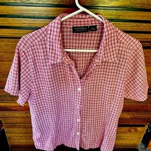 Seersucker check shirt